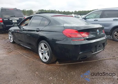 2014 BMW 650I Gran Coupe xDrive from USA, damaged, VIN WBA6B4C53ED099350